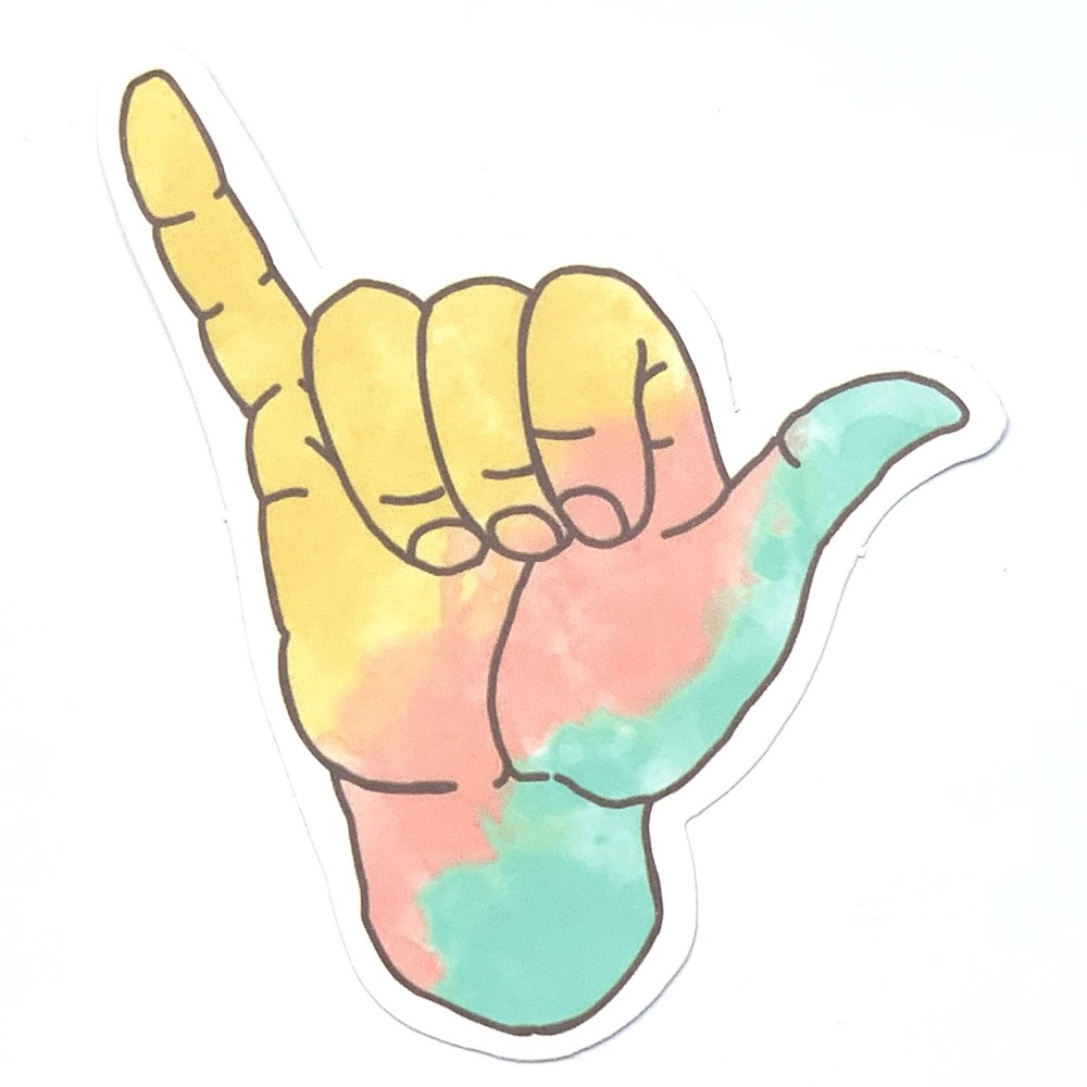 Shaka Sign Sticker